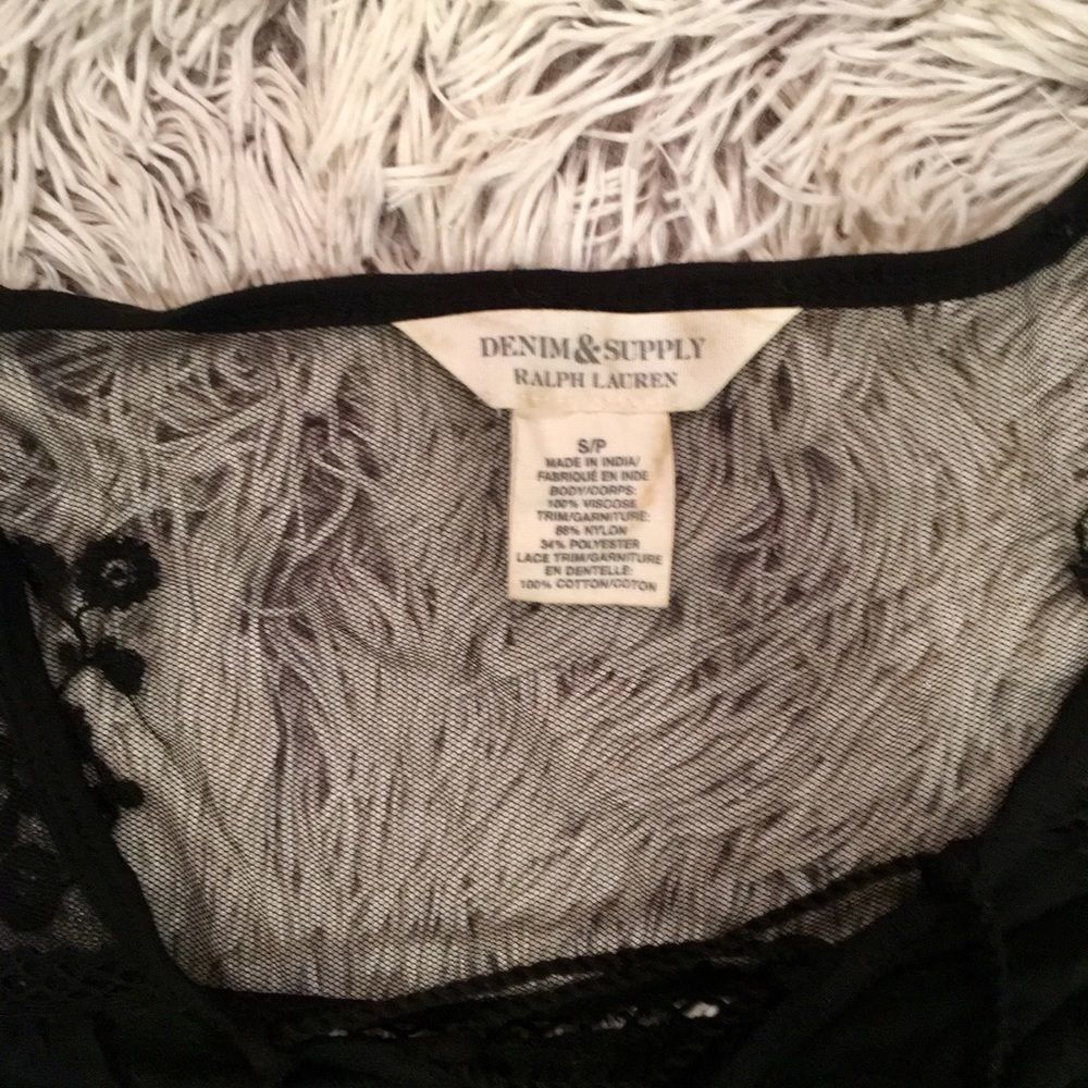 *BOGO* Lace Top Ralph Lauren Loose Tee - Picture 2 of 4